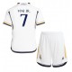 Billige Real Madrid Vinicius Junior #7 Børnetøj Hjemmebanetrøje til baby 2023-24 Kortærmet (+ korte bukser)